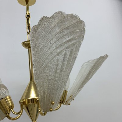 Hollywood Regency Italian Murano Glass Chandelier, 1970s-BGP-1442366