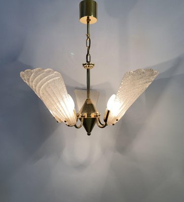 Hollywood Regency Italian Murano Glass Chandelier, 1970s-BGP-1442366