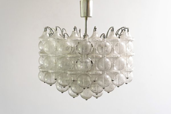 Hollywood Regency Murano Glass Tulip Chandelier, 1960s-AO-2028433