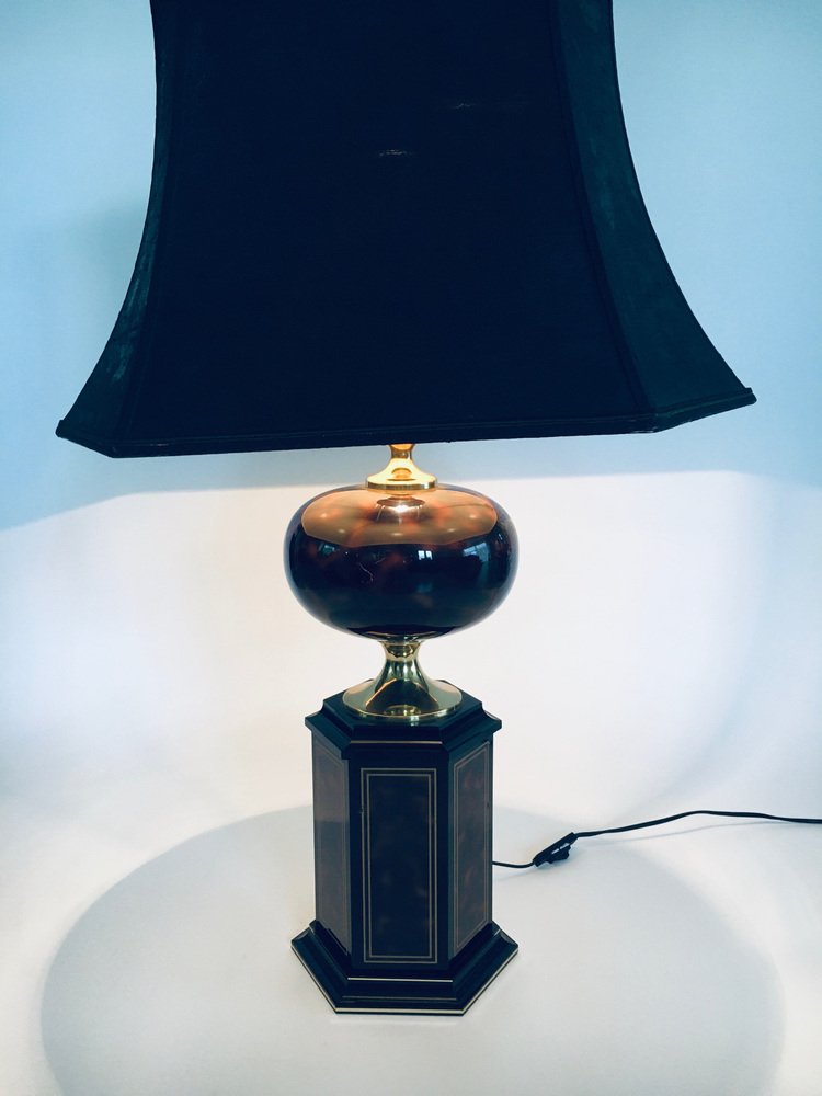 Hollywood Regency Nadym Table Lamp from Le Dauphin, France, 1970s