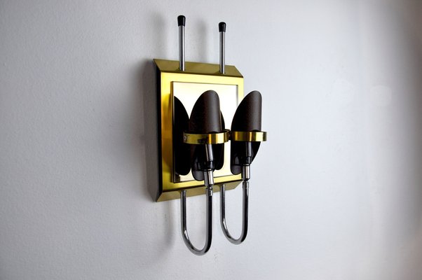 Hollywood Regency Sconce, Italy, 1970s-EJE-958661