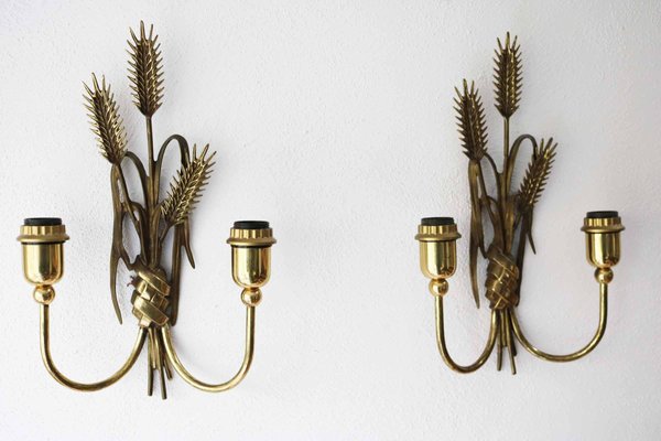 Hollywood Regency Sconces, 1970s, Set of 2-VLZ-1096153