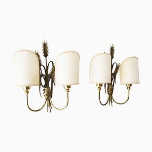 Hollywood Regency Sconces, 1970s, Set of 2-VLZ-1096153