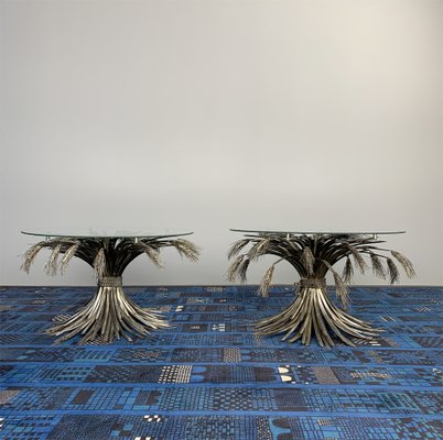 Hollywood Regency Shades of Leaf Coffee Tables, 1970s, Set of 2-VQG-1806927