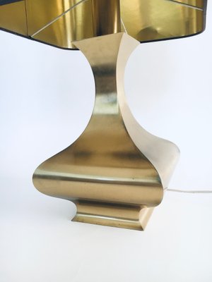 Hollywood Regency Style Brass Table Lamp, 1970s-RQV-1022718