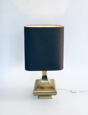 Hollywood Regency Style Brass Table Lamp, 1970s-RQV-1022718