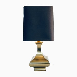 Hollywood Regency Style Brass Table Lamp, 1970s-RQV-1022718