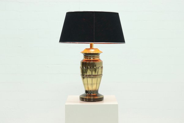 Hollywood Regency Style Lotus Table Lamp, 1980s-VV-987762