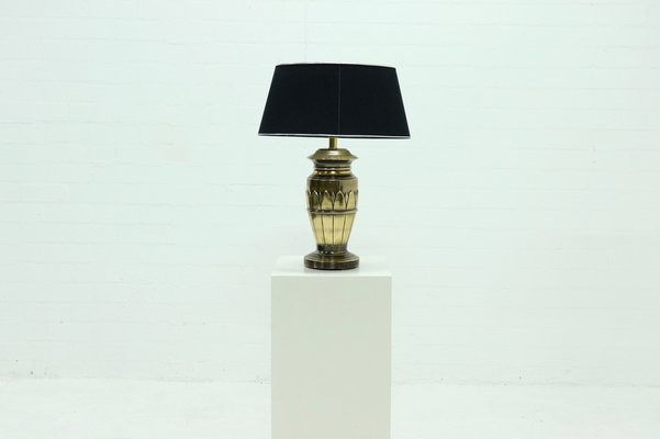 Hollywood Regency Style Lotus Table Lamp, 1980s-VV-987762