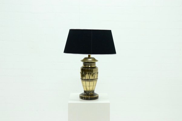 Hollywood Regency Style Lotus Table Lamp, 1980s-VV-987762