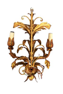 Hollywood Regency Wall Lamp in Gilded Metal by Hans Kögl Ranken-ESB-1376702