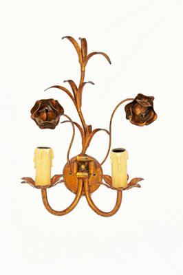 Hollywood Regency Wall Lamp in Gilt Metal from Hans Kögl-ESB-1376795