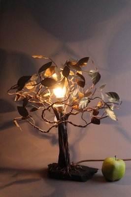 Hollywood Regency Wish Tree Lamp in Brass by Daniel D'Haeseleer-ESB-1376689