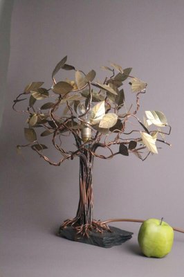 Hollywood Regency Wish Tree Lamp in Brass by Daniel D'Haeseleer-ESB-1376689