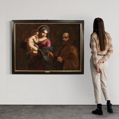 Holy Family, 1680, Oil on Canvas, Framed-RP-2018252