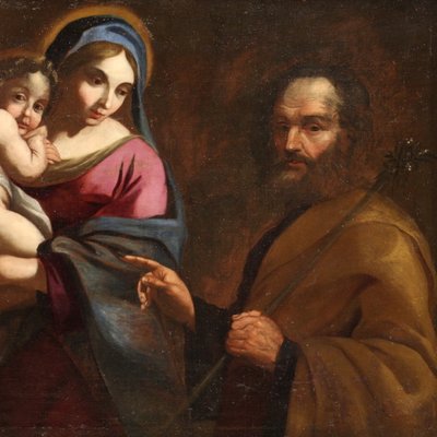 Holy Family, 1680, Oil on Canvas, Framed-RP-2018252