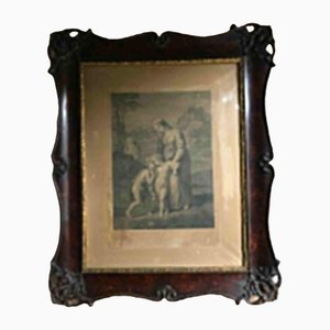 Holy Family, Etching, 1800s, Framed-ULU-1731969