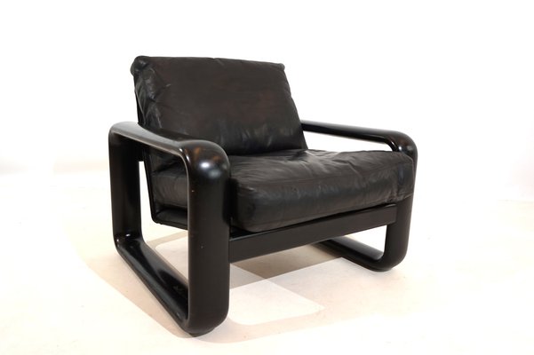 Hombre Armchair in Leather by Burkhard Vogtherr for Rosenthal, 1970s-HUW-1819480