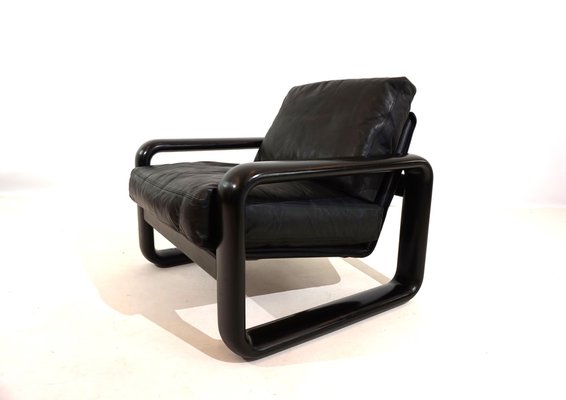 Hombre Armchair in Leather by Burkhard Vogtherr for Rosenthal, 1970s-HUW-1819480