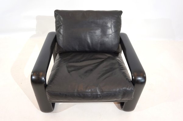 Hombre Armchair in Leather by Burkhard Vogtherr for Rosenthal, 1970s-HUW-1819480