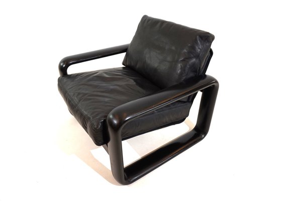 Hombre Armchair in Leather by Burkhard Vogtherr for Rosenthal, 1970s-HUW-1819480