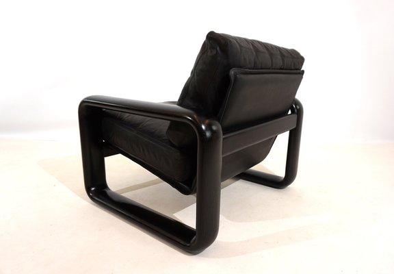 Hombre Armchair in Leather by Burkhard Vogtherr for Rosenthal, 1970s-HUW-1819480