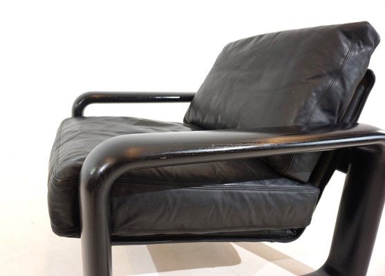 Hombre Armchair in Leather by Burkhard Vogtherr for Rosenthal, 1970s-HUW-1819480