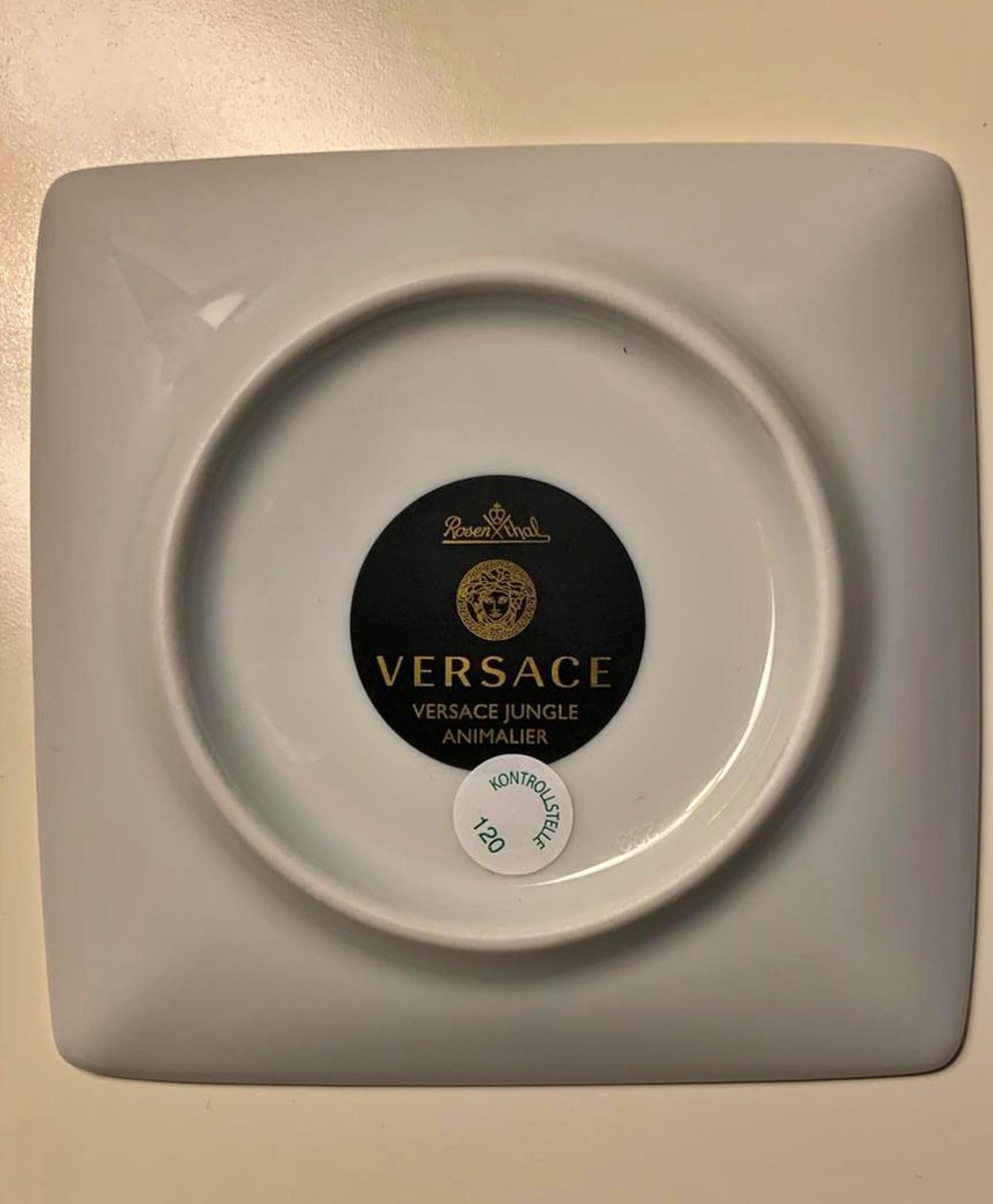 Home Jungle Collection Tray from Versace