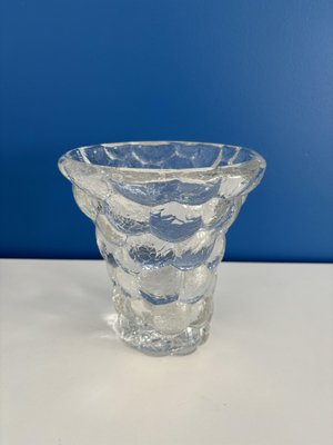 Honeycomb Crystal Vase by P. Davesn, France-MJW-2027559