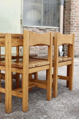 Hongisto Dining Table and Chairs by Ilmari Tapiovaara for Laukaan Puu, 1960s, Set of 5-XIJ-1760863