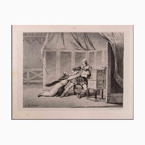 Horace Vernet, The Gentleman, Original Lithograph, Early 19th-Century-ZCI-1266739