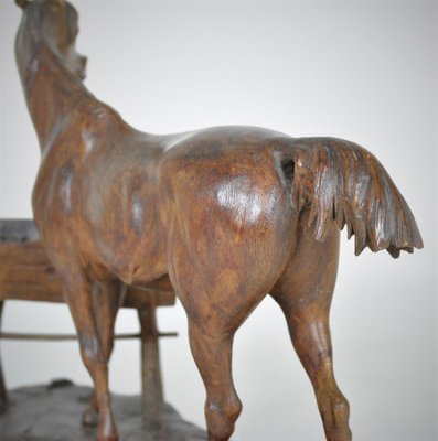 Horse in Front of a Trough, 19th-Century, 1800s-SYQ-1372960