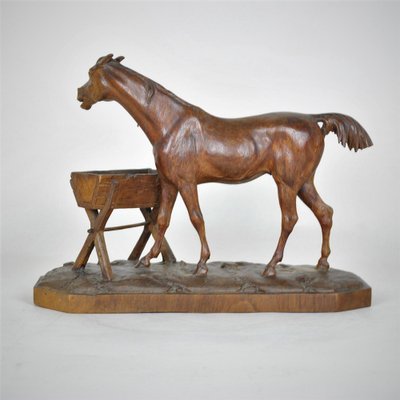 Horse in Front of a Trough, 19th-Century, 1800s-SYQ-1372960