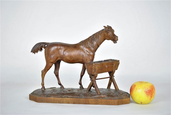 Horse in Front of a Trough, 19th-Century, 1800s-SYQ-1372960