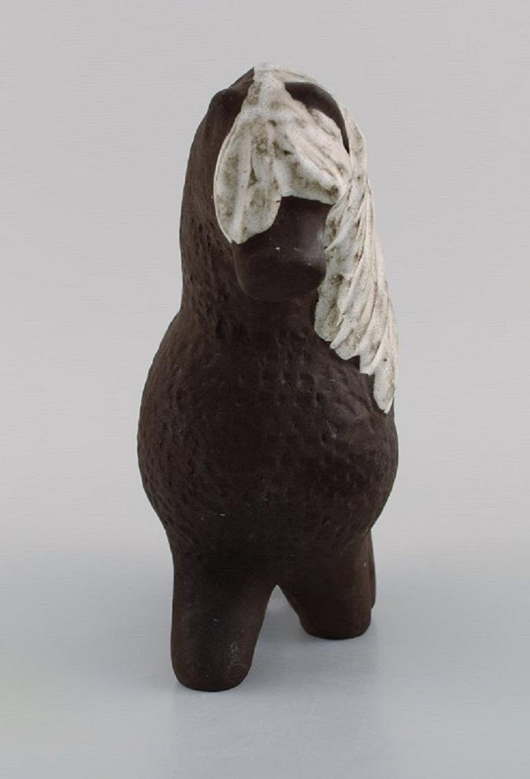 Horse in Glazed Stoneware by Karl Erik Iwar for Nittsjö, 1960s