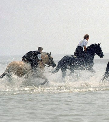 Horse Riding, Race at Rising Tide, 2003, Color Photograph-OBQ-1291225