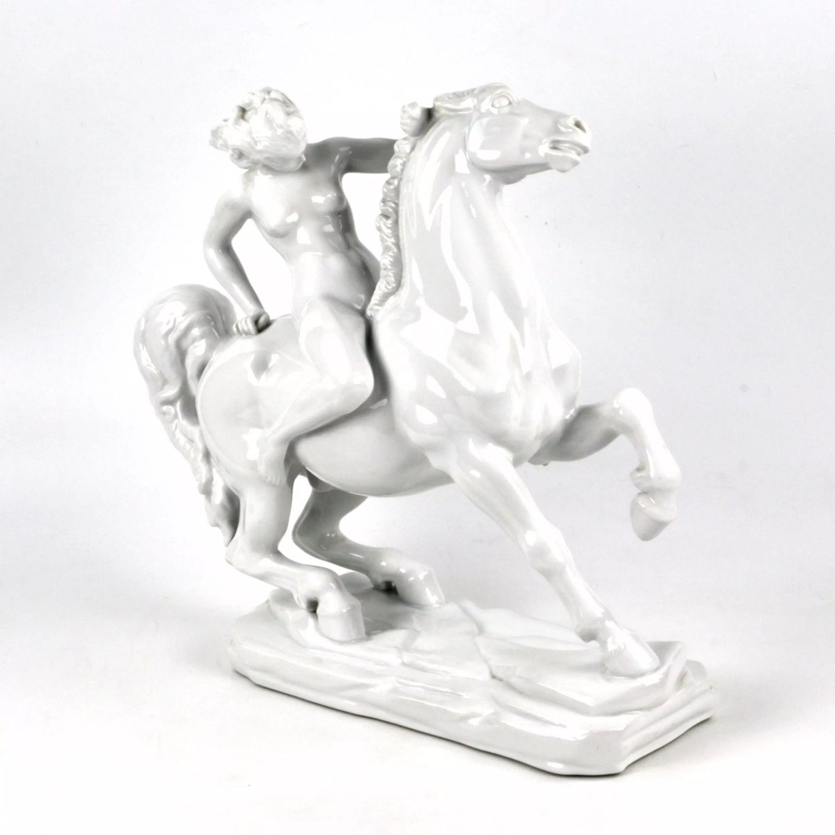 Horsewoman Figure by Eva Lote for Herend, 1937