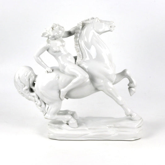 Horsewoman Figure by Eva Lote for Herend, 1937