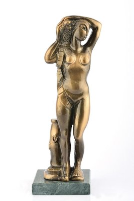 Hospitality - Bronze Sculpture by Orfeo Tamburi - Late 1900 Late 1900-ZCI-761681