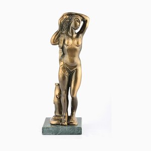 Hospitality - Bronze Sculpture by Orfeo Tamburi - Late 1900 Late 1900-ZCI-761681