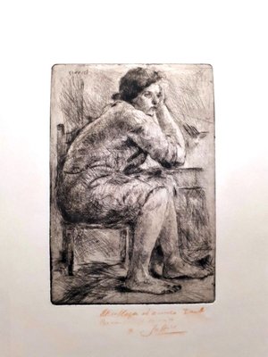 Hot Housekeeper - Original Etching and Drypoint by A. Soffici - 1957 1926-ZCI-756152