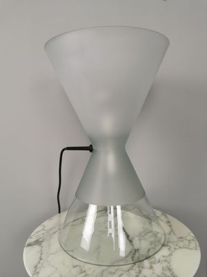 Hourglass-Shaped Ambigua Table Lamp by Guido Rosati for Fontana Arte, 1977-PRS-857253