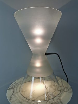 Hourglass-Shaped Ambigua Table Lamp by Guido Rosati for Fontana Arte, 1977-PRS-857253