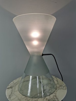 Hourglass-Shaped Ambigua Table Lamp by Guido Rosati for Fontana Arte, 1977-PRS-857253