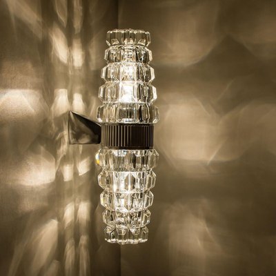 Hourglass-Shaped Chrome Wall Light, France, 1970s-VDW-1342569