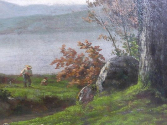 Houry, Country Scene, 1859, Oil on Canvas, Framed-WSV-825671