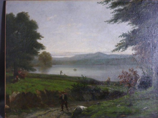 Houry, Country Scene, 1859, Oil on Canvas, Framed-WSV-825671