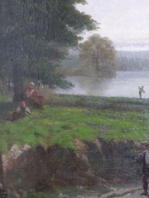 Houry, Country Scene, 1859, Oil on Canvas, Framed-WSV-825671