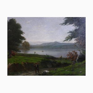 Houry, Country Scene, 1859, Oil on Canvas, Framed-WSV-825671