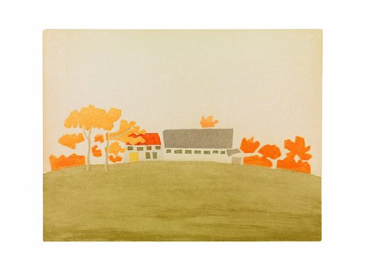 House and Barn, 1954/2008, 2008 Alex Katz-PLZ-848356